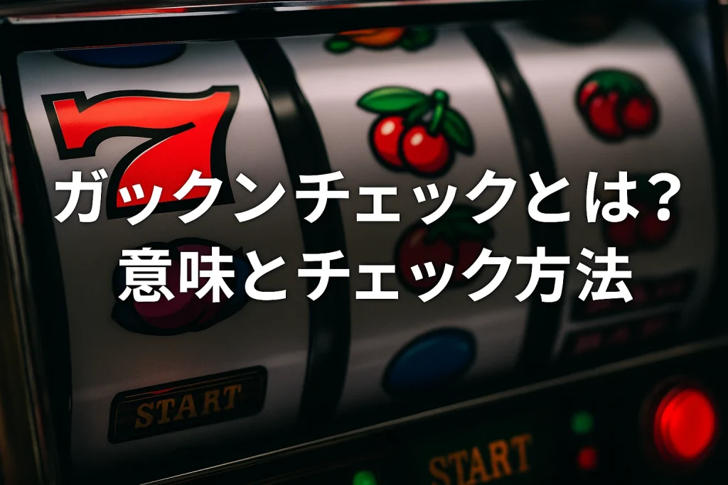 ガックンチェックとは？意味とチェック方法
